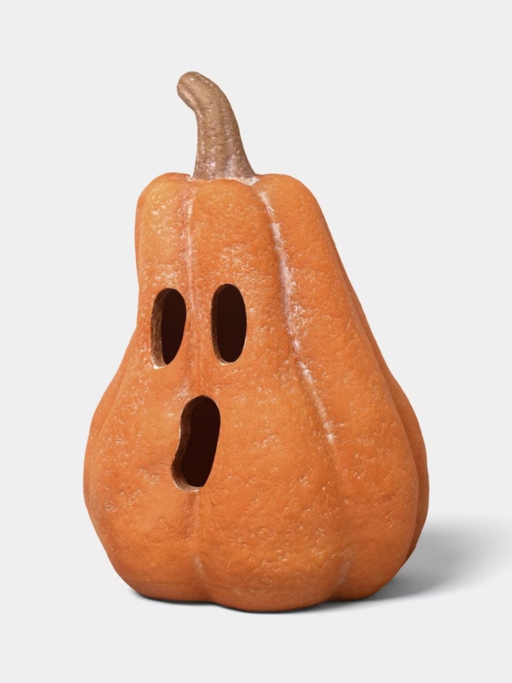 Terracotta Pumpkin Halloween Sculpture - Hyde and EEK! Boutique Orange